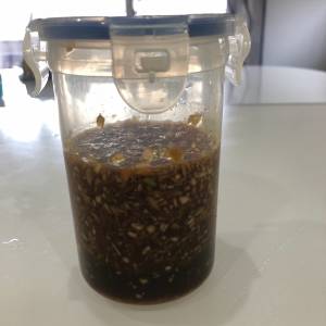 蒸し鶏のパリパリ焼き