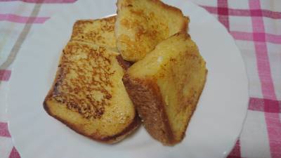 食パンのフレンチトースト