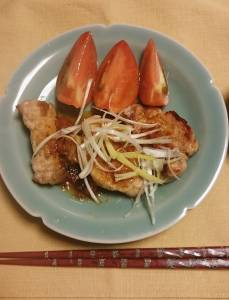 豚ヒレ肉の梅たたき