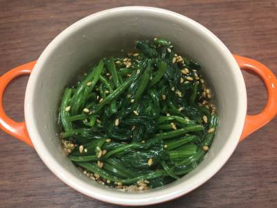 ほうれんそうのナムル