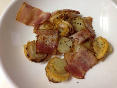 ボイル帆立てベーコン風味