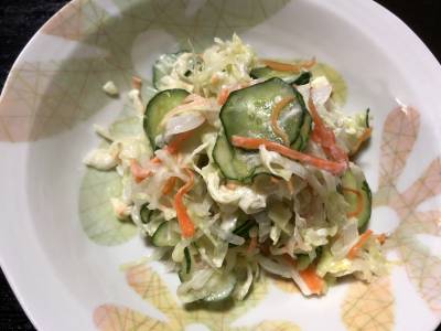 朝食サラダ