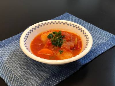 ツナとじゃがいものトマト煮