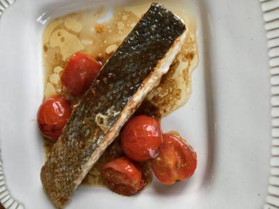 秋さけのトマバタしょうゆ風味