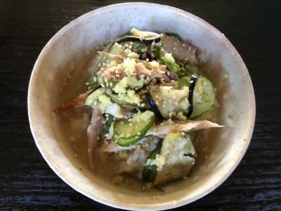 ぶっかけご飯 冷や汁風