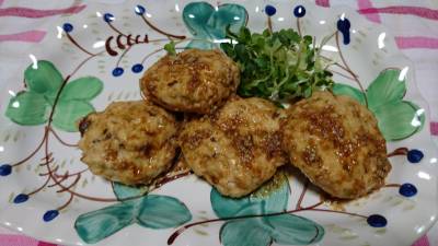 つくねのレンジ照り焼き