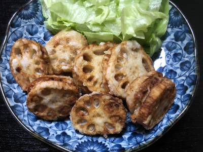 れんこんのはさみ揚げ