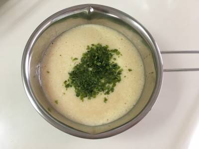 新米ご飯のみそとろろ