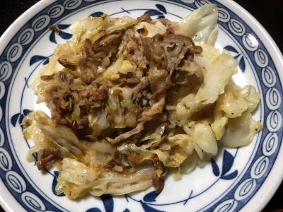 豚キャベツ炒め