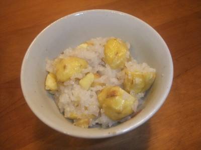 ふんわり栗おこわ