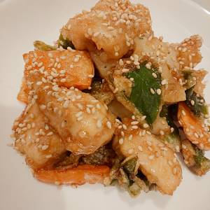れんこんと鶏むねのチャイナデリ風