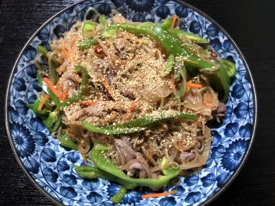 しらたきチャプチェ