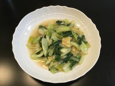 チンゲンサイ炒め