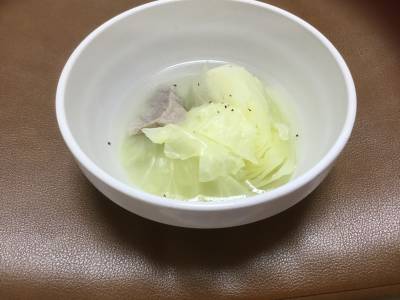 塩豚とキャベツのポトフ