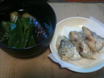 夏野菜の揚げびたし