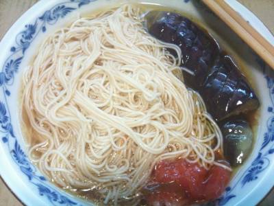 夏野菜の揚げびたし