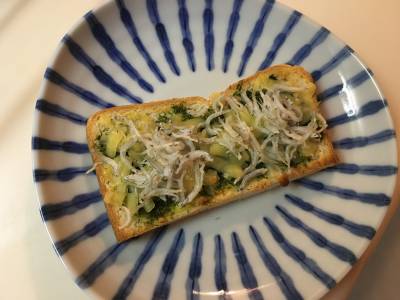 しらす青のりトースト