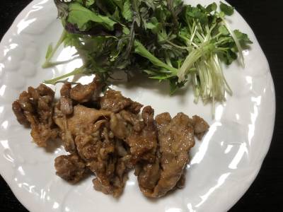 豚こまの竜田揚げ