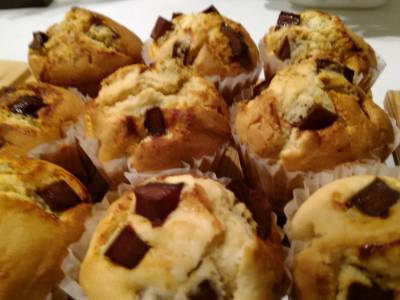 カラメル風味のさつまいもマフィン