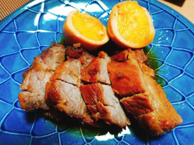 フライパン煮豚