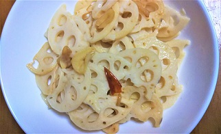 れんこんの洋風きんぴら