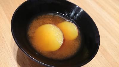 さつまいものみそ汁