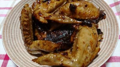 手羽元のバーベキューチキン