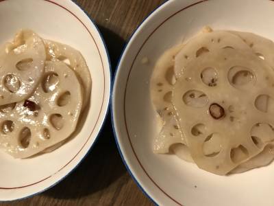 れんこんの中国風甘酢漬け