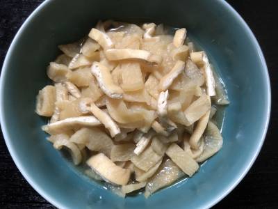 切り干し大根と油揚げのうす味煮