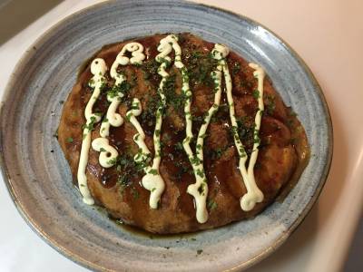 卵ともやしのドカンとドーム焼き