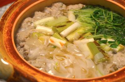 ねぎとつくねの鍋