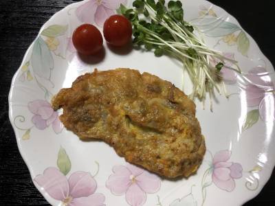 ささ身の青じそ巻きピカタ