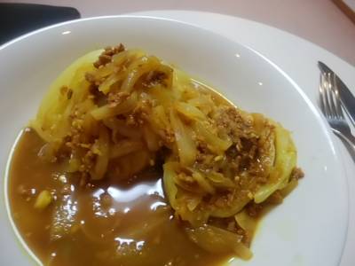 キャベツのカレー煮