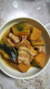 かぼちゃとベーコンのこっくり煮