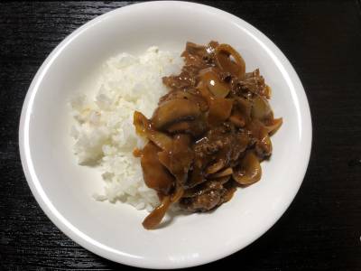 きのこたっぷりハヤシライス