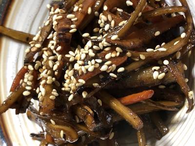 ごぼうとにんじんのきんぴら