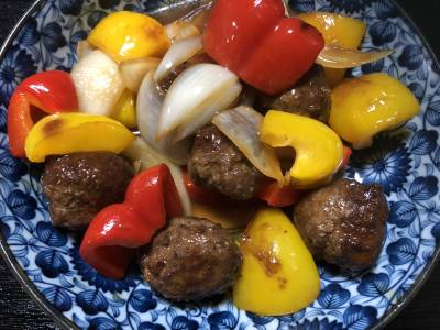 肉だんごの甘酢あん