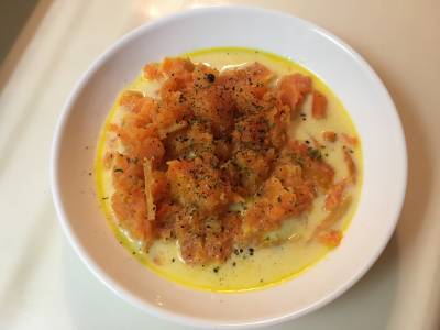 春にんじんの蒸し煮スープ