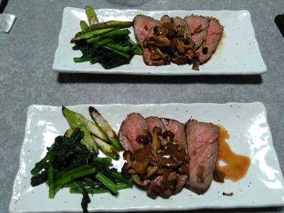 秋の和風ローストビーフ