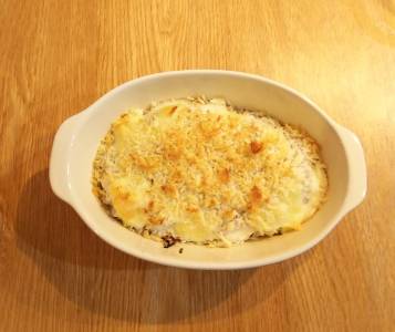 里芋と鶏肉のグラタン