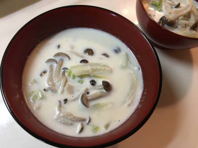 野菜たっぷりミルクスープ