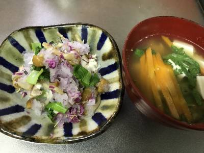 あじのなめこおろしあえ