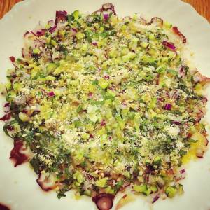 たこの和風カルパッチョ