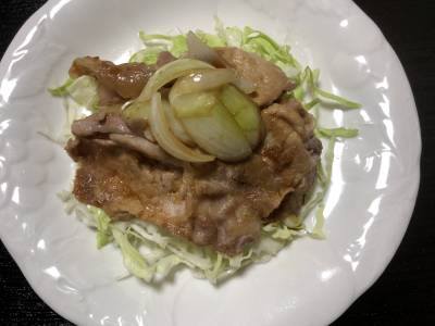 豚肉のしょうゆ炒め