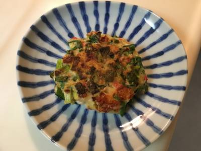 わけぎの海鮮お焼き