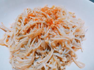 しらたきとえのきだけのしぐれ煮