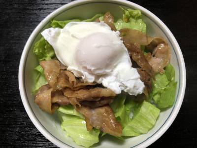 しょうが豚の甘辛焼き丼
