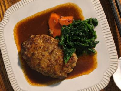 にんにくハンバーグ