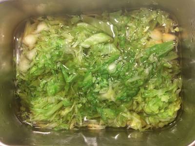 春キャベツのだし酢