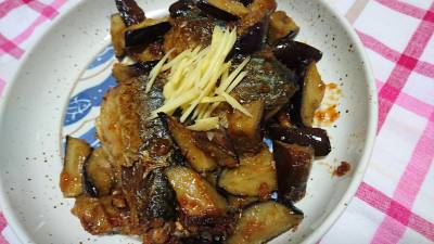 さばとなすの鍋しぎ風